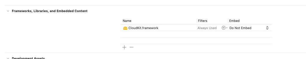 CloudKit.framework 问题